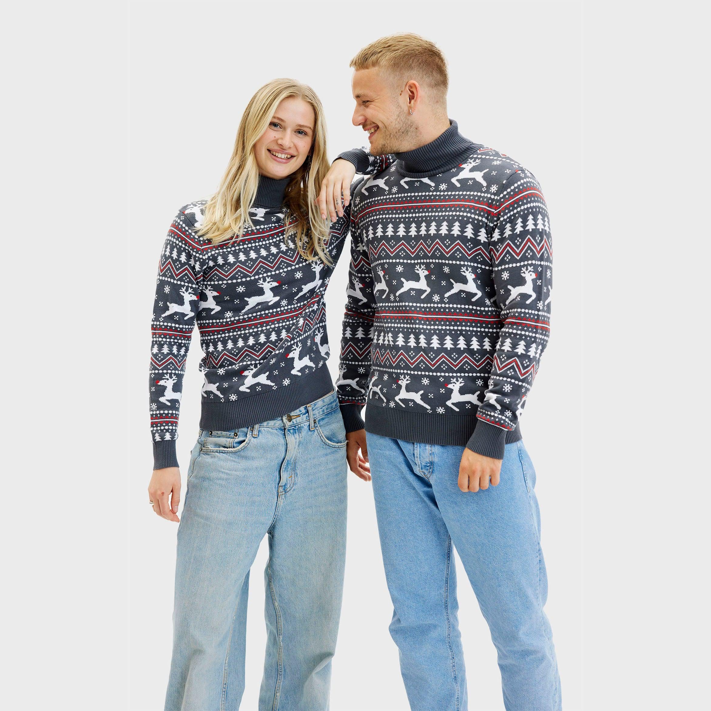 Le Pull De Noël Stylé Á Col Montant - Homme.